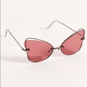 Free People Rose Painted Lady Sunglasses (Valentino Style)